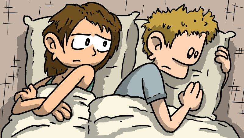 Je parie qu'il pense à d'autres femmes